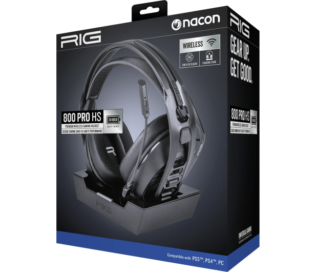 Nacon PS4/PS5 RIG800PROHS - czarne - 1117998 - zdjęcie 5
